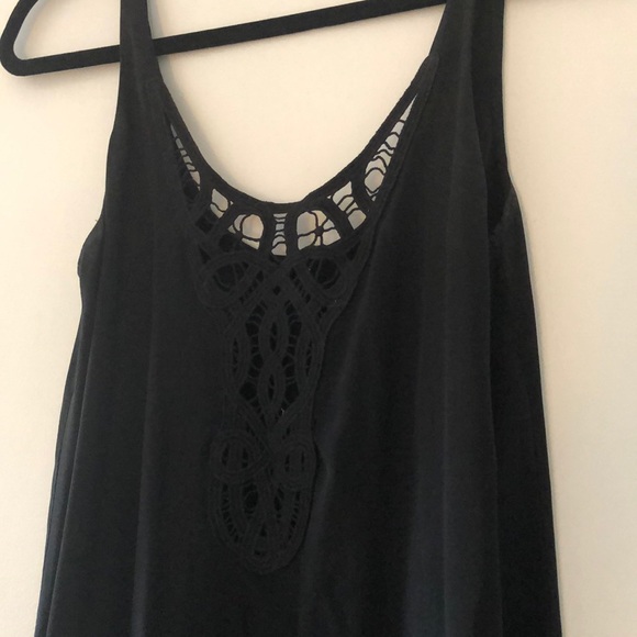 Black silk Aritiza dress - Picture 2 of 2